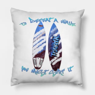 SW Thrawn Blue-Burgundy Surfboard Style v2 Pillow