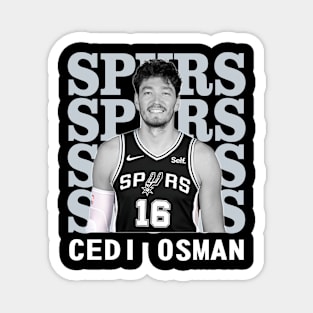 San Antonio Spurs Cedi Osman 16 Magnet