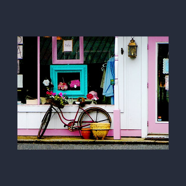 Bicycles - Bicycle By Antique Shop by SusanSavad