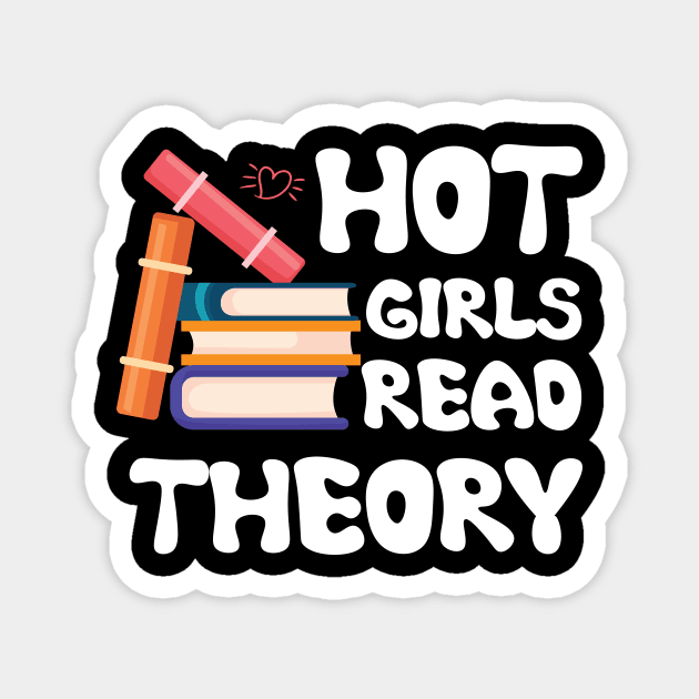 HOT Girls Read Books Reading Lover Magnet by printalpha-art