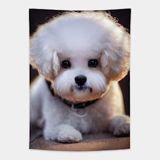 Snowball, bichon frise dog Tapestry