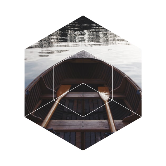 Peaceful Mind Boat Geometry Photography by deificusArt