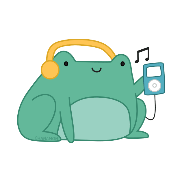 iPod Frog by Made by Chanamon