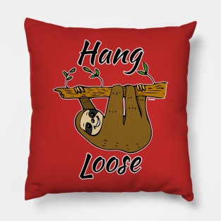 Hang Loose Sloth #2 Pillow