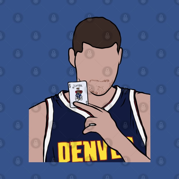 Nikola Jokic Joker Card by rattraptees