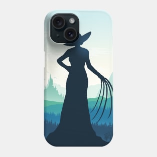 Lady Dimitrescu In Blue Phone Case