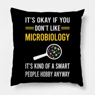 Smart People Hobby Microbiology Microbiologist Pillow