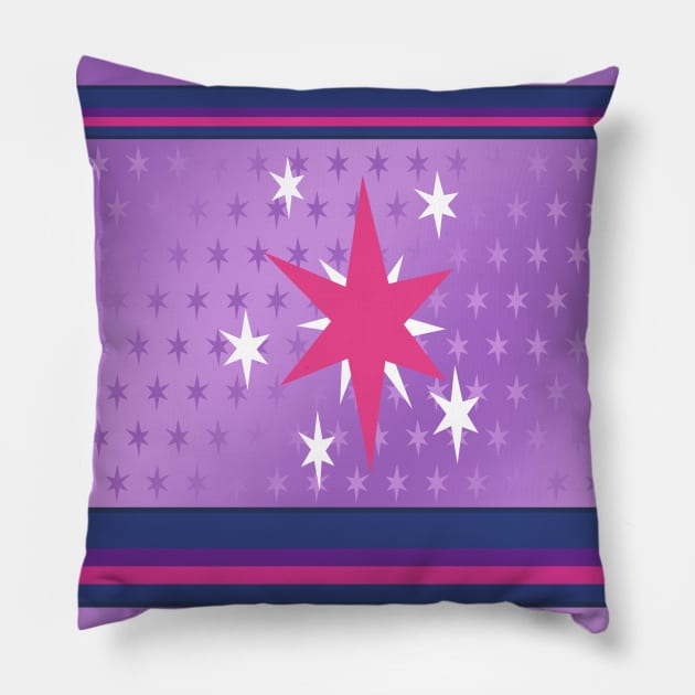 My little Pony - Twilight Sparkle Cutie Mark V5 Pillow by ariados4711