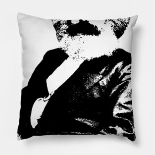 Karl Marx Portrait Pop Art Pillow