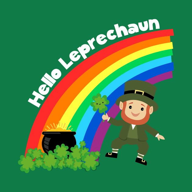 Hello Leprechaun St Patrick's Day by LonelyChimp