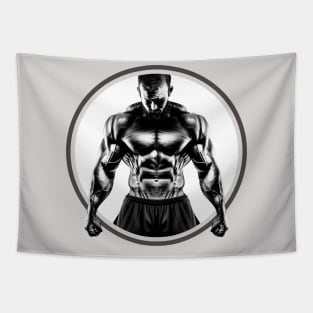 Gym Bodybuilding Training Tapestry