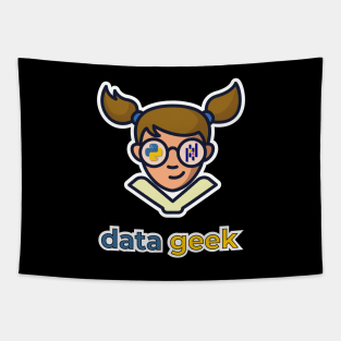 Data Geek Girl Tapestry