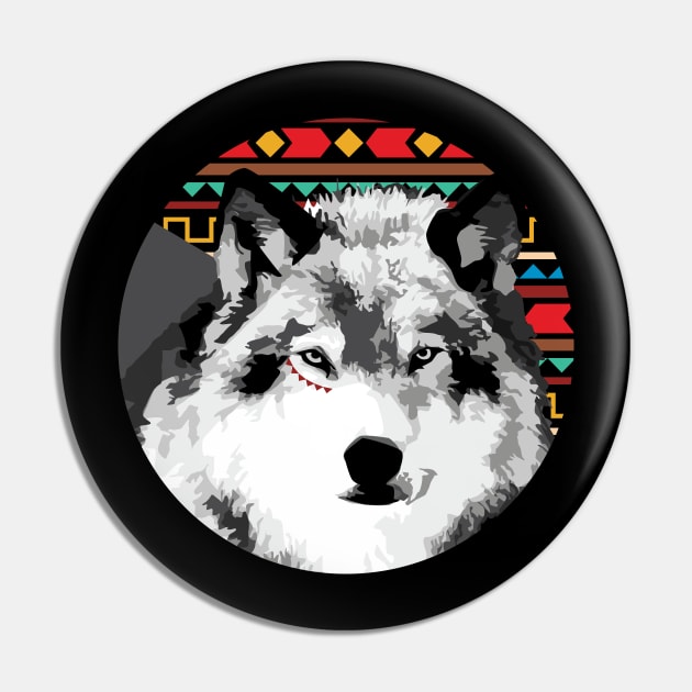 Wolf Pin by ilaamen