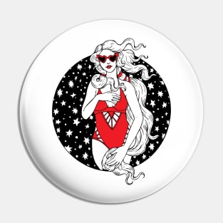 Modern Day Venus Virgo Pin