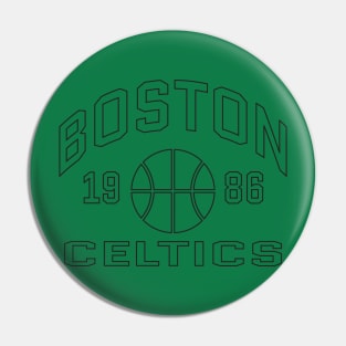 Boston Celtics basketball 1986 Pin