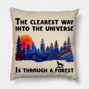 The Universe in a Forest Pillow