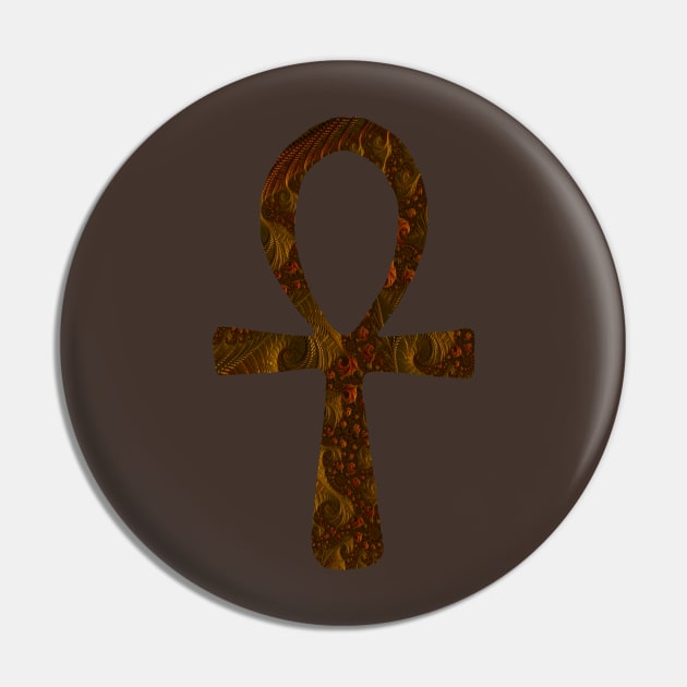 Ankh Cross Pin by letnothingstopyou