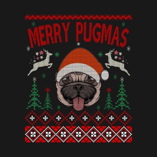 Merry Pugmas pugly chrismtas T-Shirt