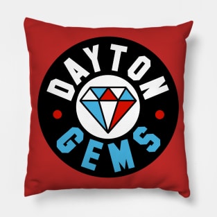 Vintage Dayton Gems Hockey 2009 Pillow