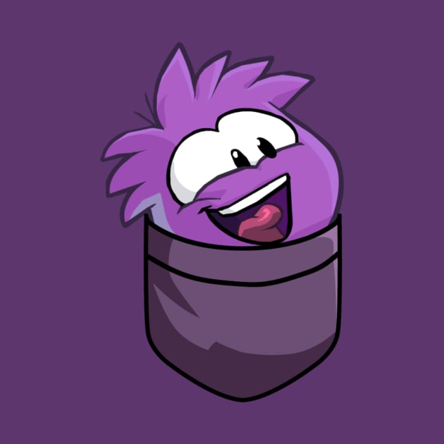 Purple Puffle by GrumpyDonut