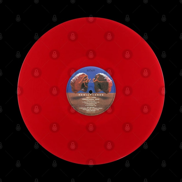 Rush - Hemispheres Red Vinyl by RetroZest