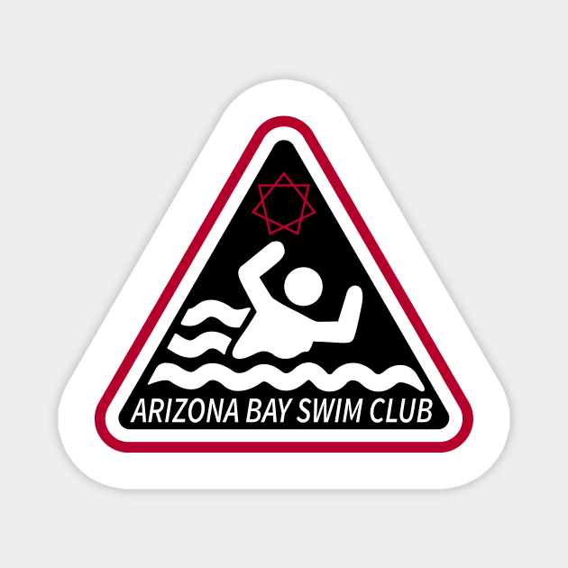 Learn to swim Arizona Bay Swim team logo Magnet by yasine-bono