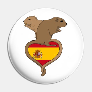 Gerbil Spain (light) Pin