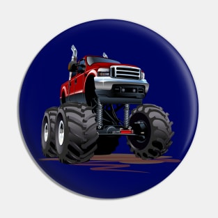 cartoon monster truck Pin