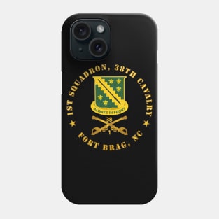 1st Squadron, 38th Cavalry - Fort Bragg, NC w DUI - Cav Branch  wo Bck X 300 Phone Case