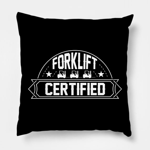 Forklift Certified Pillow by pako-valor