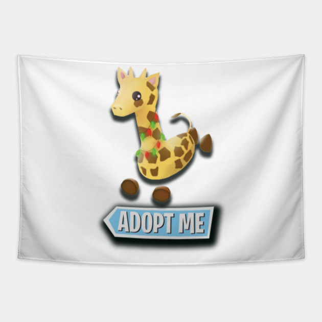 Giraffe Adopt Me Roblox Roblox Game Adopt Me Characters Roblox Adopt Me Tapestry Teepublic - roblox game skating