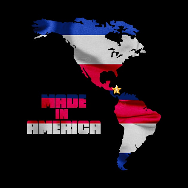 Made in America - Costa Rica by Teeznutz