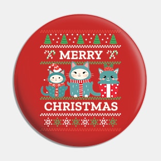 Christmas Cat Lover Christmas Pin