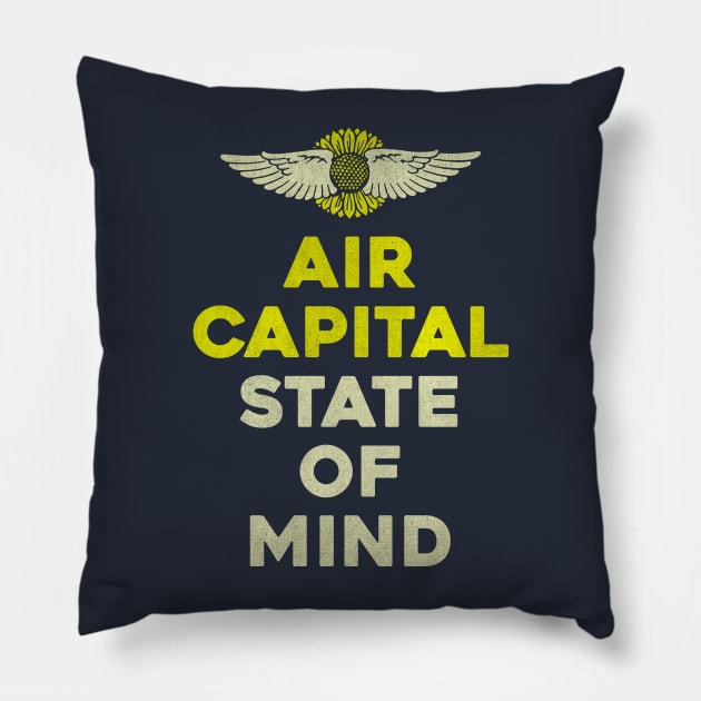 Air Capital State of Mind Pillow by tdilport