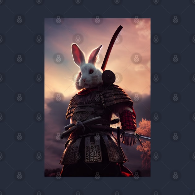 Rabbit Samurai Warrior by Out-House Designs