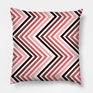 Red abstract geometry Pillow