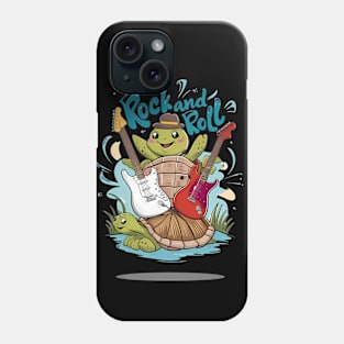 Turtle Jam Session Rock And Roll Phone Case