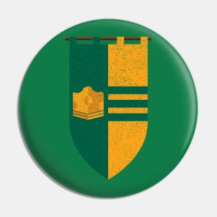 House of Green Bay banner Pin