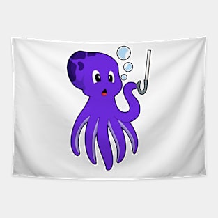 Octopus Fishing Fishing hook Tapestry