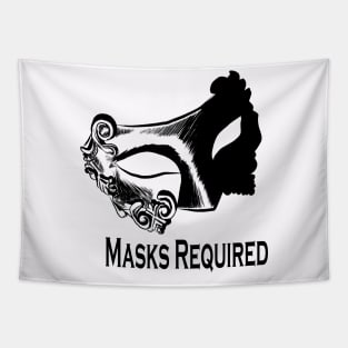 Masks Required Tapestry