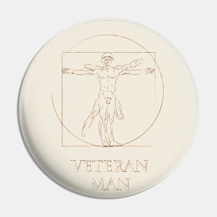 Dramabite Veteran Man Pin