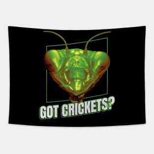 Praying Mantis Got Crickets Funny Insect Quotes Tapestry