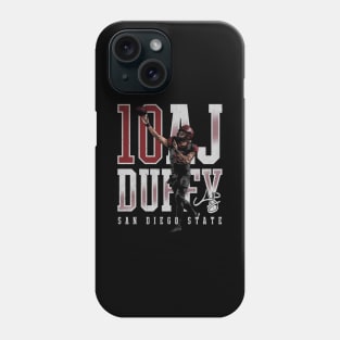 AJ Duffy College Player Name Phone Case