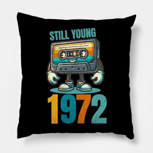 Still Young 1972 - Vintage Cassette Tape Pillow