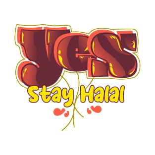 Yes Stay Halal V4 T-Shirt