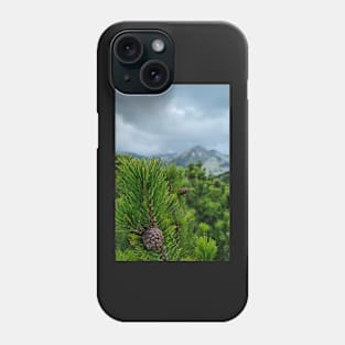 Mountain Pine Tree Scenery Phone Case