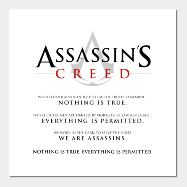 Assassins Creed Oath - Templars - Posters and Art | TeePublic
