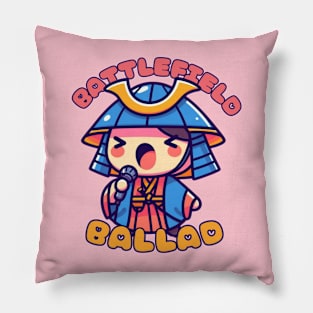 Singing samurai Pillow