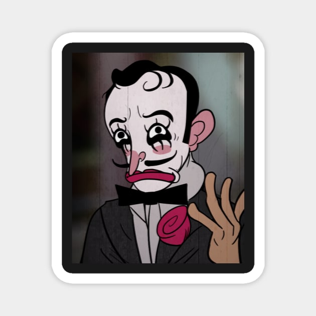 Bioshock Cartoon Sander Cohen Magnet by Phreephur