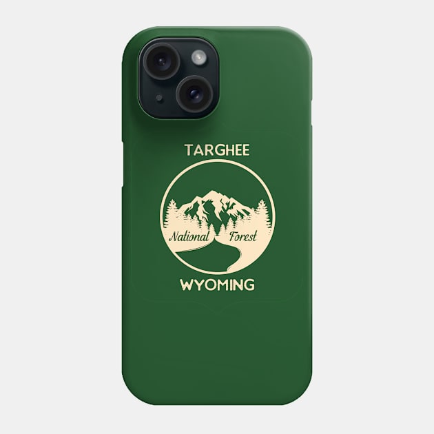 Targhee National Forest Wyoming Phone Case by Compton Designs